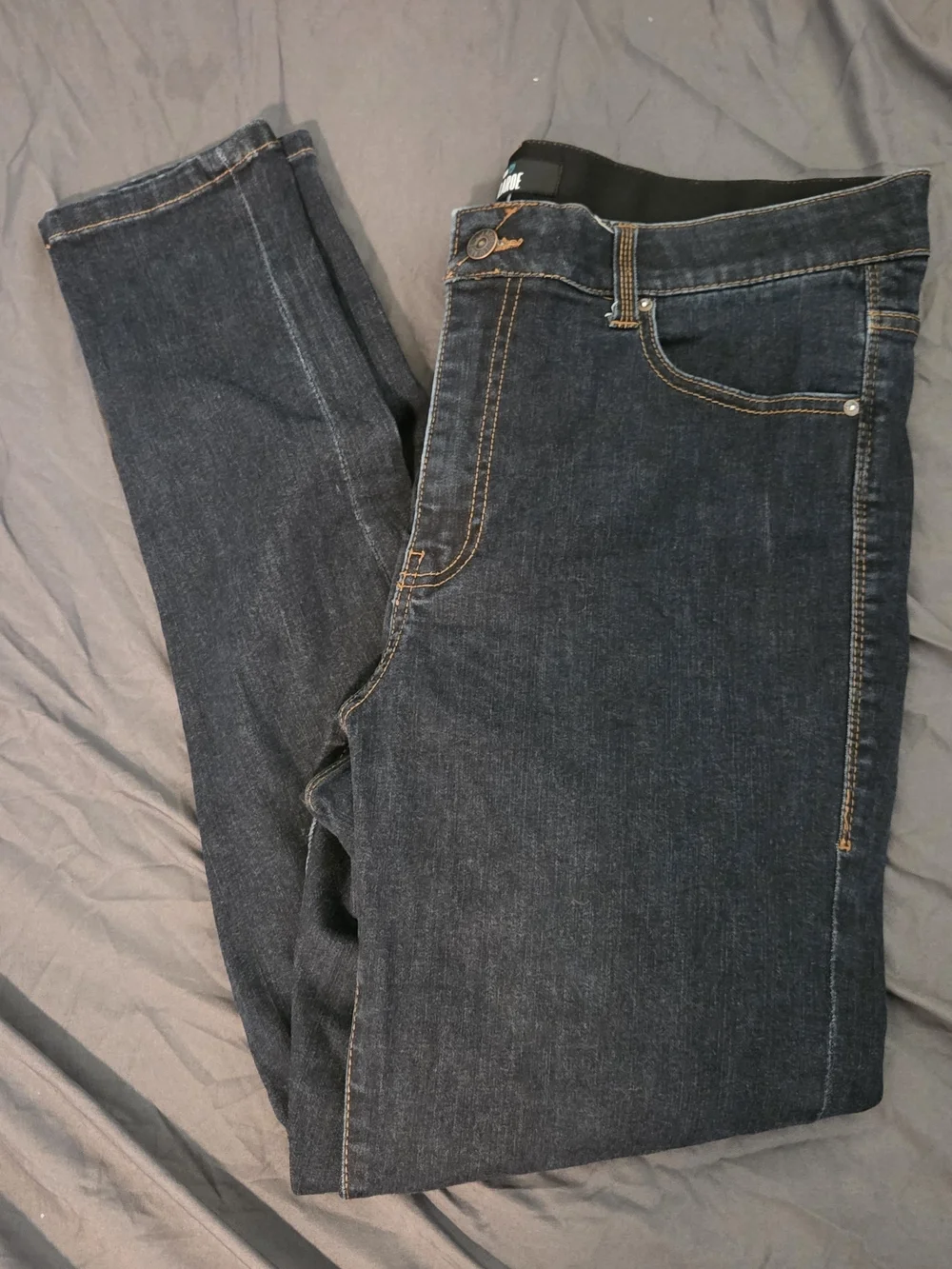 LuLaRoe Women's Skinny Jeans - Dark Blue with Contrast Stitching - Picture 1 of 5